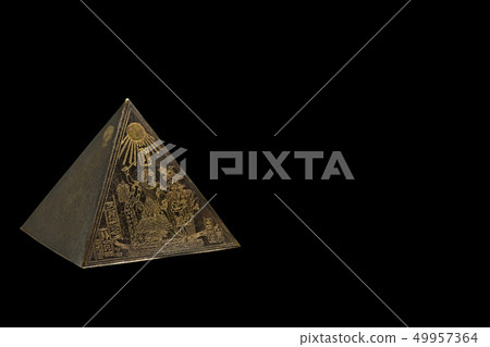 Figurine of egyptian pyramid 49957364