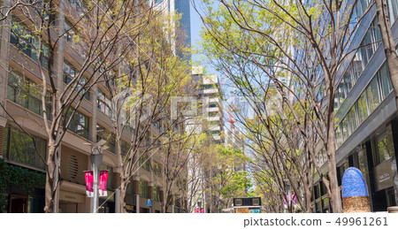 Marunouchi Nakadori, a holiday of fresh green Tokyo 49961261