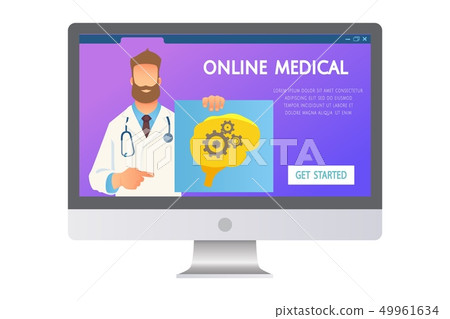 Online medicine concept Online medicine concept 49961634