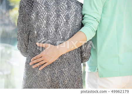 Helper to support standing elderly people Helper to support standing elderly people 49962179