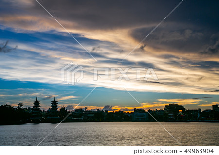 Taiwan's Kaohsiung Zuoying Lotus Pond Landscape Asia Taiwan Kaohsiung Lake Taiwan's Kaohsiung Zuoying Lotus Pond Landscape Asia Taiwan Kaohsiung Lake 49963904