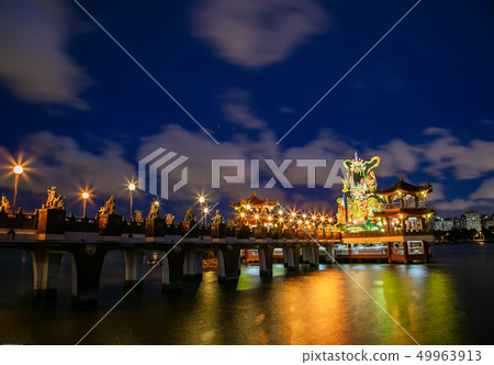 臺灣高雄左營蓮池潭景觀 Asia Taiwan Kaohsiung Lake 49963913