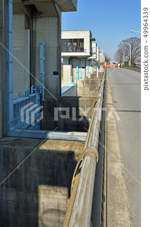 Gongendo步行:Gyo Kosumimon Bridge Gongendo住宿池塘進水閘 Gongendo步行:Gyo Kosumimon Bridge Gongendo住宿池塘進水閘 49964339