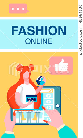 Fashion Video Blog Flyer, Web Banner Template 49964630