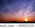 Sunset sky 49965526