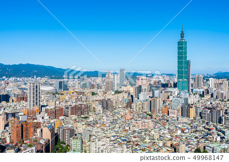 Beautiful architecture building taipei city 49968147