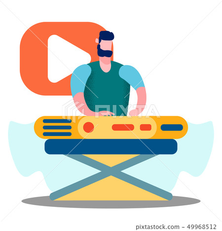 Professional Keyboard Player Vector Illustration Professional Keyboard Player Vector Illustration 49968512