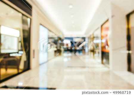 Abstract blur shopping mall interior of department store 49968719