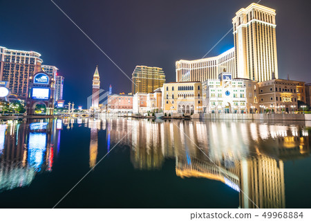 Beautiful architecture building of venetian and other hotel resort and casino Beautiful architecture building of venetian and other hotel resort and casino 49968884