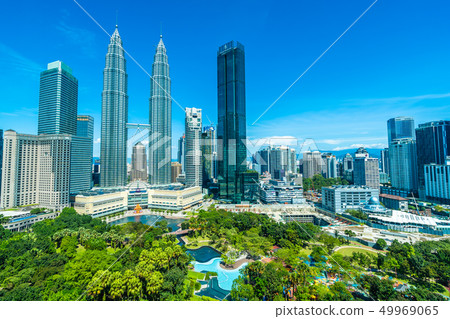 Beautiful architecture building exterior in Kuala Lumpur city in Malaysia Beautiful architecture building exterior in Kuala Lumpur city in Malaysia 49969065