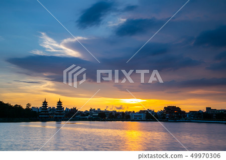 臺灣高雄左營蓮池潭 Asia Taiwan Kaohsiung Lake 49970306