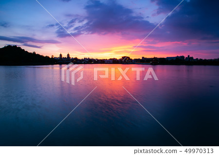 臺灣高雄左營蓮池潭 Asia Taiwan Kaohsiung Lake 49970313