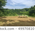 Park bench mountain 49970810