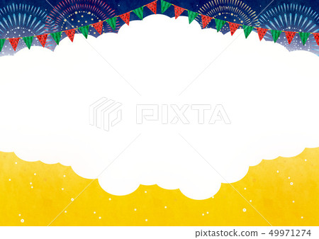 Background material-beer garden image 1 49971274