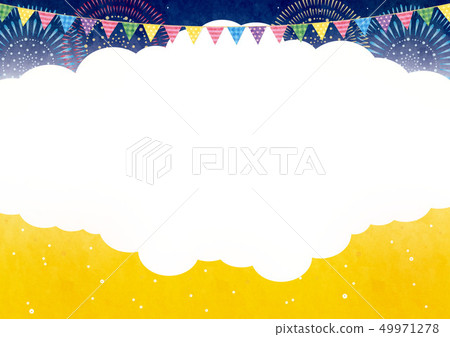Background material-beer garden image 3 49971278