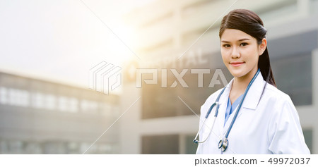 Doctor at hospital. Medical service. 49972037