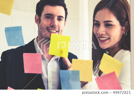 Creative Asian businesswoman in meeting workshop. Creative Asian businesswoman in meeting workshop. 49972821