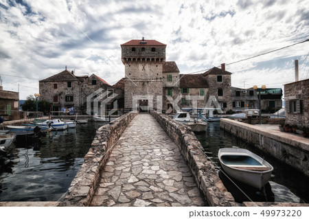 Kastel Gomilica settlement of Kastela in Croatia. Kastel Gomilica settlement of Kastela in Croatia. 49973220