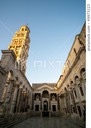 The Diocletian's Palace in Split, Croatia. The Diocletian's Palace in Split, Croatia. 49973223
