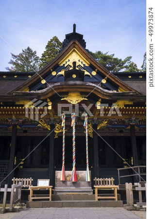 Osaki Hachiman Shrine main hall 016 Osaki Hachiman Shrine main hall 016 49973874