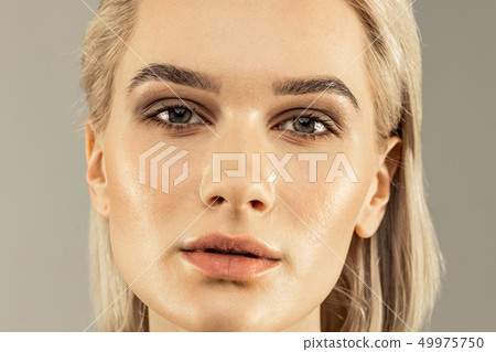 Face of a beautiful nice pretty woman Face of a beautiful nice pretty woman 49975750