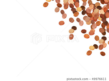 Watercolor coffee texture collage 49976611