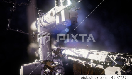 International Space Station in outer space International Space Station in outer space 49977273