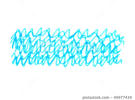 Abstract blue handmade texture on white 49977439