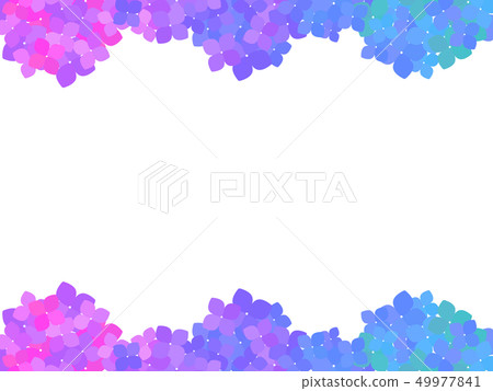 Hydrangea frame - Stock Illustration [49977841] - PIXTA
