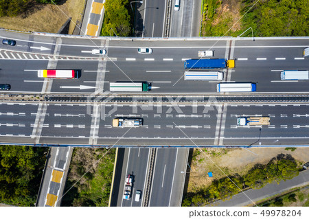 高速公路航拍照片 49978204