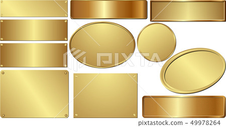 golden plaques golden plaques 49978264