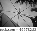 A city with umbrellas 49978282