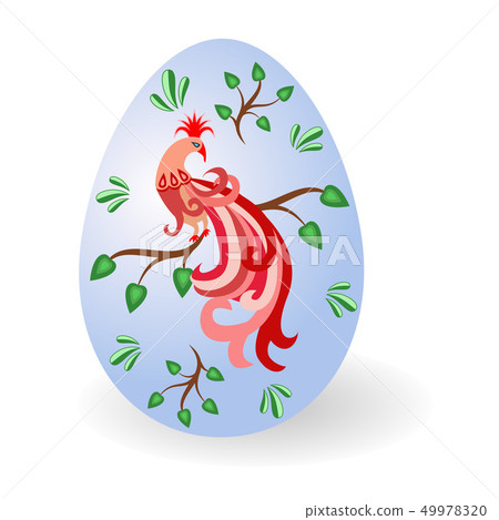 Decorative Easter egg. Ornate with a beautiful 49978320
