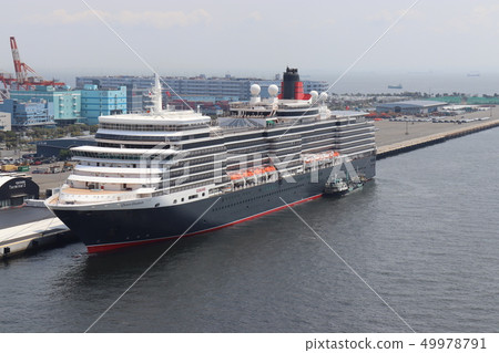 Queen Elizabeth Port of Yokohama Port for the first time in 3 years Yokohama City Kanagawa Prefecture 49978791