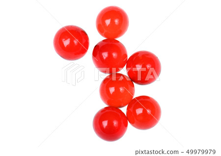 Red medical tablet 49979979