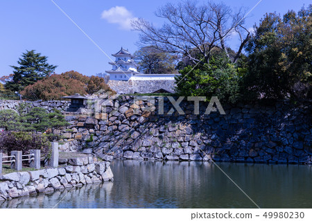 兵庫縣明石市。明石公園。明石城遺址。 兵庫縣明石市。明石公園。明石城遺址。 49980230
