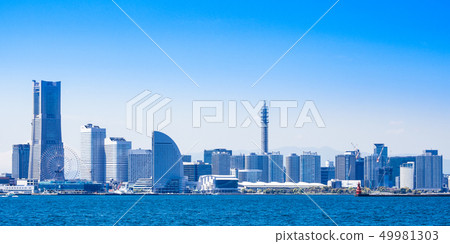 Yokohama Minato Mirai 21 distant view 49981303