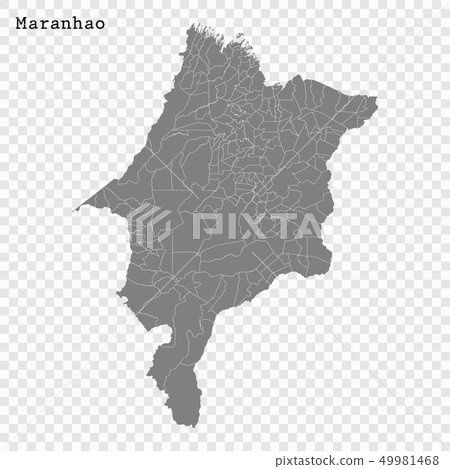 High Quality mapstate of Brazil High Quality mapstate of Brazil 49981468