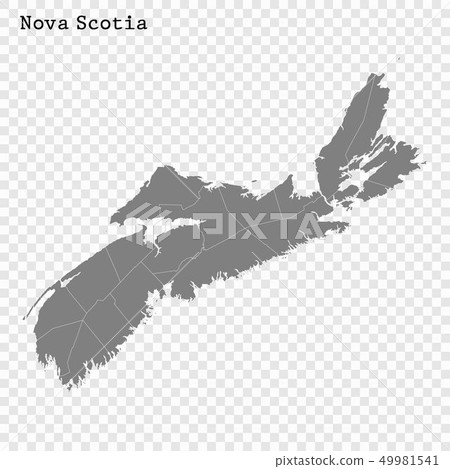 High Quality map province of Canada 49981541