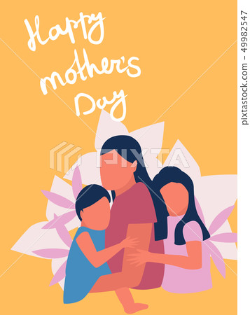 Mothers day greeting card Mothers day greeting card 49982547