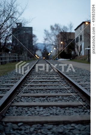 Track Otaru Temiya Line ruins Track Otaru Temiya Line ruins 49983094