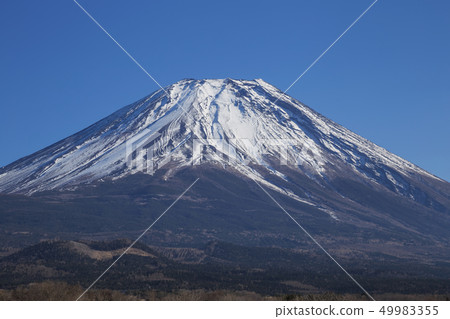 Mt. Fuji winter view 49983355