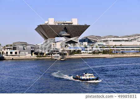 Tokyo cityscape in Japan I want to see Tokyo big site etc. 49985831