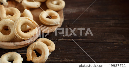 Taralli Traditional Italian snack from Puglia 49987711