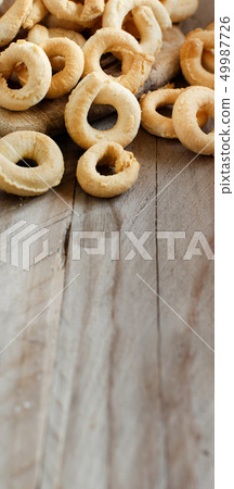 Taralli Traditional Italian snack from Puglia 49987726