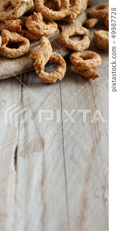 Taralli Traditional Italian snack from Puglia 49987728