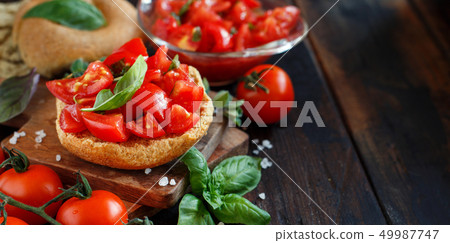 Frisella seasoned with tomatoes and herbs Frisella seasoned with tomatoes and herbs 49987747