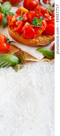 Frisella seasoned with tomatoes and herbs Frisella seasoned with tomatoes and herbs 49987757