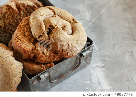 Frisella, typical south italian bread Frisella, typical south italian bread 49987778