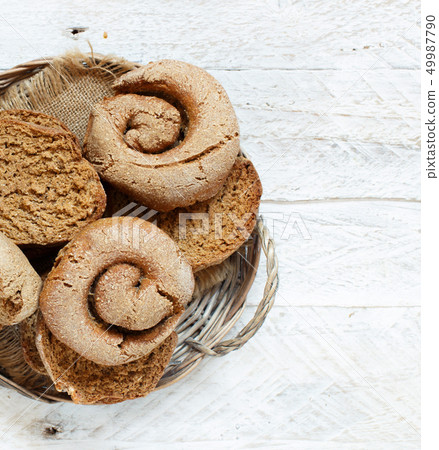 Frisella, typical south italian bread 49987790